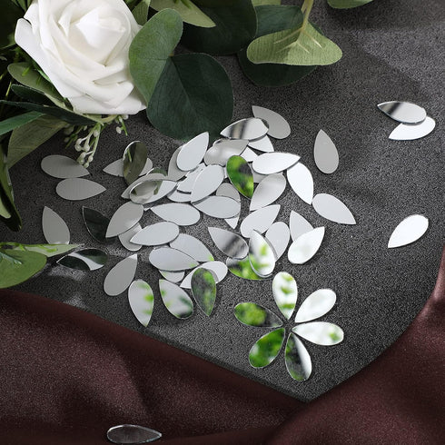 Teardrop Shaped Craft Mirrors Tiles Small glass Mirror Mosaic Tiles DIY mini Decorative Craft Home Decor(300 Pieces)...