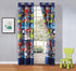 Elegant Home Multicolor Heroes First Responders Police Cars Fire Trucks Ambulances Design Boys / Kids Room Window Curtain Treatment Drapes 2 Piece...