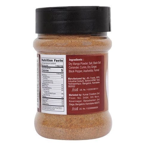Tarkeeb Chat Masala 4.23 oz (120g) Shaker Top PET Jar | Tangy Indian Seasoning | All Natural | Vegan | No Colors | Gluten Free | NON-GMO | Indian ...