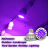 ALIDE Purple MR16 GU5.3 Led Bulbs 5W,20W 35W 50W Halogen Equivalent,12V Low Voltage MR16 Led Purple Bulbs for Halloween Outdoor Landscape Yard Gar...