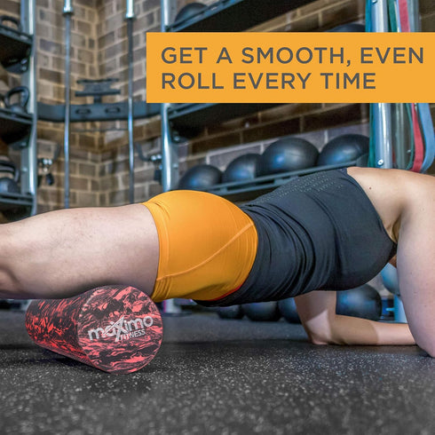 Maximo Fitness Foam Roller - 18" x 6" High Density Exercise Roller for Trigger Point Self Massage, Muscle and Back Roller for Fitness, Physical Th...