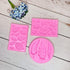 3 Pcs Assorted Leaf Fondant Mold, 3D Leaf Silicone Molds for Chocolate Candy, Sugarcraft Cake Decoration, Cupcake Topper, Polymer Clay...
