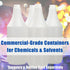 Commercial-Grade Chemical Resistant 24 oz Bottles ONLY 4 Pk Embossed Scale For Measuring. Pair With Industrial Spray Heads For Auto/Car Detailing ...