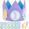BONNYCO Mermaid Birthday Crown with Interchangeable Numbers from 0 to 9 & Themed Figures First Birthday Gifts for Girls, Birthday Hat, 1st Birthda...