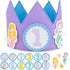 BONNYCO Mermaid Birthday Crown with Interchangeable Numbers from 0 to 9 & Themed Figures First Birthday Gifts for Girls, Birthday Hat, 1st Birthda...
