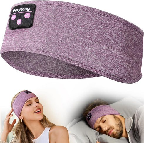 Perytong Sleep Headphones Headband, Bluetooth Sports Headband,Wireless Sleeping Headphones Sleep Earbuds,Sports Headphones Headband for Side Sleep...