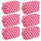 Checkered Makeup Bag Preppy Cosmetic Bag Bulk Pink Makeup Pouch Personalize Travel Toiletry Bag Organizer Cute DIY Makeup Brushes Storage Bag for ...