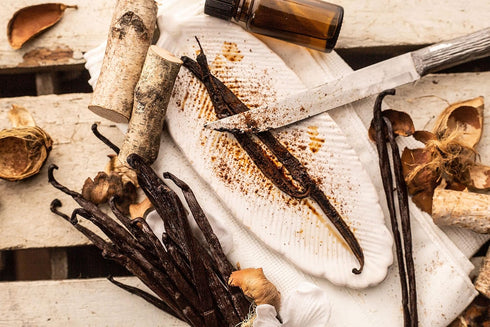 5 Organic Madagascar Vanilla Beans - Whole Extract Grade B Pods for Baking, Homemade Extract, Brewing, Coffee, Cooking...