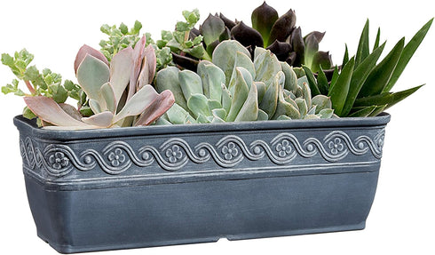 Classic Home and Garden 9408CP3D-238 Set of 3 8" Round Corinthian Planter, Oil Rubbed Bronze...