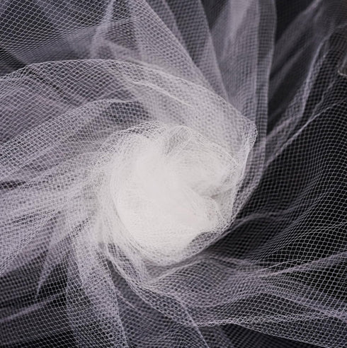 Craft And Party, Ivory Fabric Tulle Roll 54 Inch by 40 Yards (120 ft) Fabric Tulle Bolt for DIY Tutu Skirt, Wedding and Decoration (Ivory)...