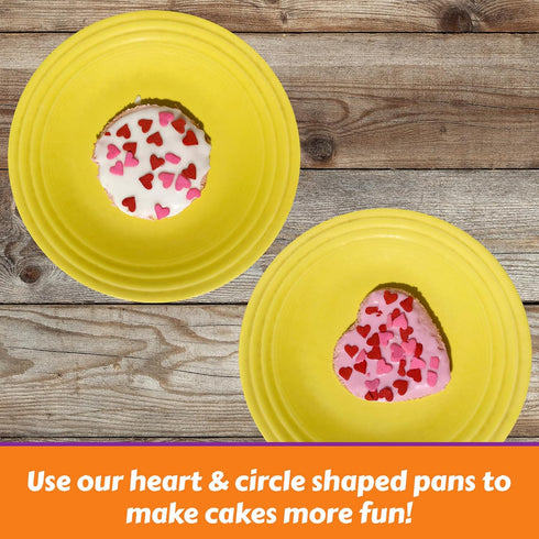 Kids' Complete Oven Pan Set Compatible with Easy Bake Ultimate Oven | Accessories for Cooking Easy Bake Oven Mixes | Includes Cupcake Pan, Circle,...