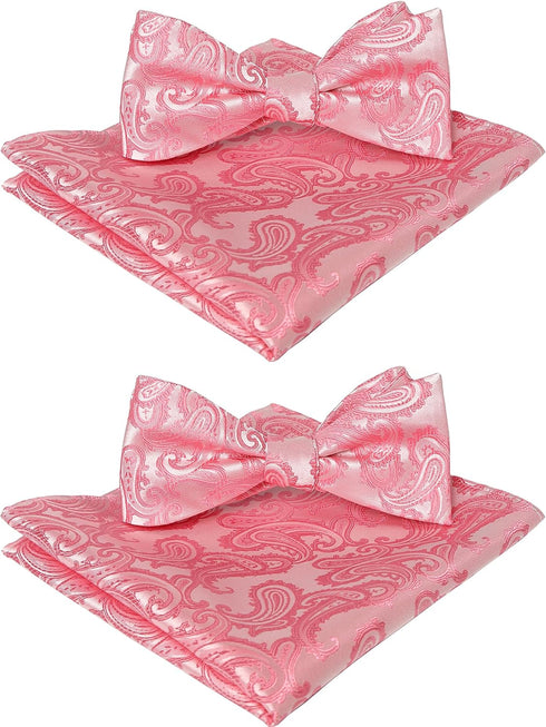 KissTies Self Tied Bow Tie Paisley Wedding Bowties...