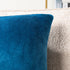 PAVILIA Teal Blue Throw Pillow Covers 18x18 Set of 2, Decorative Pillow Cases for Bed Sofa Couch, Boho Aesthetic Accent Decor Cushion Bedroom Livi...