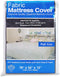BRODER MFG. INC. - Full Size Mattress Protector, Soft and Smooth Mattress Cover, Waterprood White Fabric Bed Cover with Zipper, Machine-Washable M...