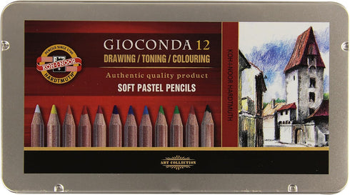 Koh-I-Noor Artist's Soft Pastel Pencils (Set of 12)...