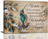 Hummingbird Wall Art Rustic Hummingbird Pictures Wall Decor Canvas Prints Farmhouse Country Bird Painting Framed Modern Artwork for Bedroom Living...