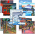 Origami Paper 6x6 Double Sided 50 Sheets 10 Colors origami kit Japanese Chiyo Square Craft Kits Easy Fold Arts Crafts DIY Handwork Beginner Buildi...