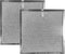 Air Filter Factory 8.75 x 9.5 x 0.375 Inches Range Hood Aluminum Mesh Grease Vent Hood Filter 2-Pack...
