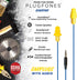 Plugfones Guardian in-Ear Earplug Earbud Hybrid - Noise Reduction in-Ear Headphones(Blue & Yellow)......
