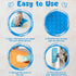 Licking Mats for Dogs and Cats, Slow Feeder Lick Pad with Suction Cups for Dog, Crate Training Pet Toy, Pet Supplies Bathing, Grooming, Training (...