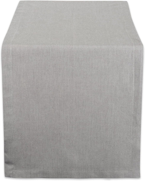 DII Chambray Kitchen, Tabletop Collection, Gray, 14x72 Table Runner...