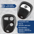KeylessOption Key Fob Replacement for 1996 1997 1998 1999 2000 2001 2002 Buick Cadillac Chevrolet GMC Oldsmobile Pontiac Keyless Entry Remote Cont...