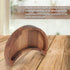 Curawood Crescent Moon Tray - Showcase Your Gems, Healing Stones & Treasures - 6"x3" Wooden Crystal Display Tray, Crystal Holder for Stones Displa...