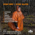 Emergency Survival Poncho. 2 Thermal Mylar Space Blanket Rain Ponchos. Camping Accessories, Outdoor Survival Gear....