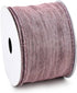 Dusty Rose Wired Ribbon 2.5 Inch x 10 Yard Metallic Dusty Pink Sheer Wired Ribbon Crinkle Wired Ribbon for Wreaths and Bows, Rustic Wedding, Gift ...