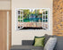 FLFK Fake Window Wall Mural - Waterfalls in The Jungle Faux Window Wall Sticker for Wall Decor, Stick and Peel Wall Decals,48"x32",Set of 2 Sheets...