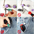 Sewing Machine Screwdriver Mini Short Screwdriver Tool Kit Includes Slotted/Flat Head Screwdriver and Cross Head Screwdriver for DIY Repairing, 2 ...