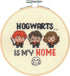 Dimensions 72-76913 Hogwarts Harry Potter Counted Cross Stitch Kit for Beginners, 6" D, 14 Cnt. Ivory Aida, 5pcs...
