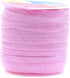 Mandala Crafts 5/8 Inch Pink Fold Over Elastic Ribbon - 20 Yards FOE Foldover Stretchy Ribbon Band for Hair Ties, Headbands, Hair Bows, and Sewing...