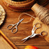 3 Pieces Stork Scissors Stainless Steel Crane Design Sewing Scissors Embroidery Scissors Tailor Scissors Dressmaker Shears for Embroidery, Paper C...
