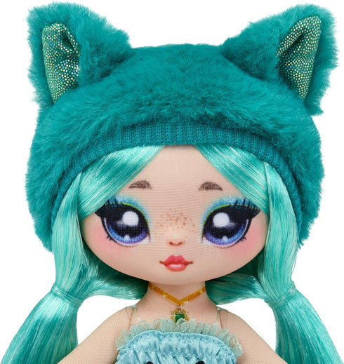 Na! Na! Na! Surprise Sweetest Gems™ Emery Moss 7.5" Fashion Doll Emerald Birthstone Inspired with Teal Hair, Smocked Satin Dress & Brush, Poseable...