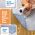 IMPROVIA® 2 Pack 18X24 in. Small Reusable Puppy Pad – Waterproof, Extra-Absorbent, Washable Pee Pad for Dog Training, Whelping, & More – Protect Y...