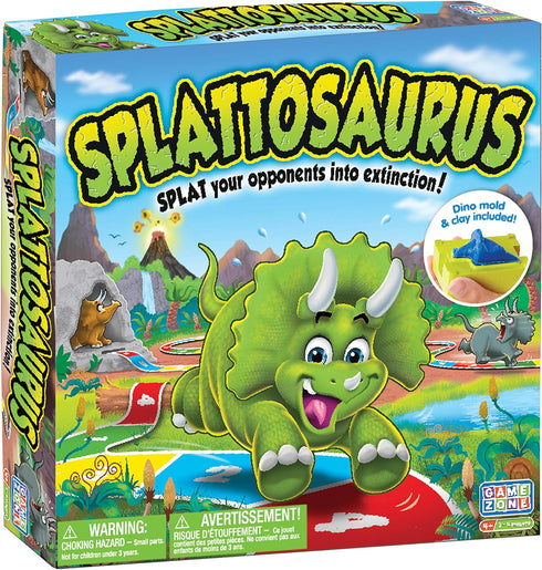 Game Zone Splattosaurus, Tabletop Game for Indoor Play, for Children Ages 4 and Older...