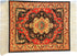 Set of 4 Rug Table Coasters – Oriental Design Fabric Carpet Drink Mats Absorbent Kitchen and Dining Accessories, Spill & Drip Protection, Rectangu...