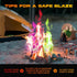 Fire Color Changing Packets Fire Pit (10 Pack) - Perfect for Any Campfire, Bonfire, Fire Pits & Outdoor Fireplaces - Perfect Magic Fire Cosmic Mys...