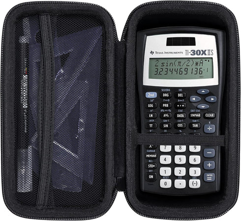 Khanka Hard Travel Case Replacement for Texas Instruments TI-30XIIS Scientific Calculator, Case Only (Black)...