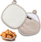 2PCS Silicone Pot Holders, OHOLA Stylish Heat Resistant Hot Pads with Pockets, Non Slip Potholders for Kitchen Baking and Cooking (7.87 x 7.87 Inc...