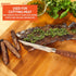 Imusa 4.5in Chef WL Stainless Steel Steak Knife with Wood Look Handle...