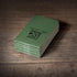 Rite in the Rain Weatherproof On The Go Wallet Notebook, 2" x 3.375", Green Cover, Blank Pages, 6 Pack (No. OTG971L)...