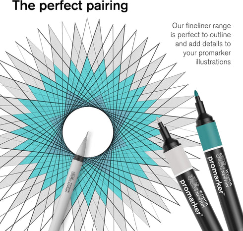 Winsor & Newton ProMarker Set, 6 Count, Red Tones...