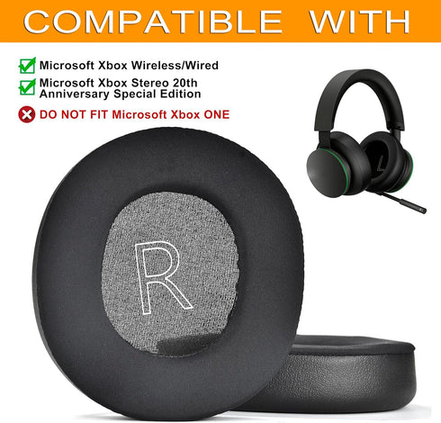 Cooling Gel Earpads Replacement Cushions Compatible with Microsoft Xbox Wireless/Wired, Xbox Stereo 20th Anniversary Special Edition Headset, Ear ...