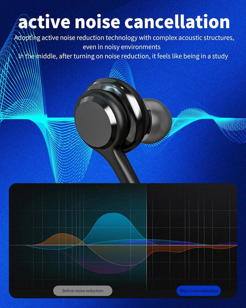 USB C Headphone with Microphone (2Pack) Compatible for Samsung Galaxy Z Flip S20 S21 S22 S23 Ultra Note 10 20 Pixel 7 Pro Type C Jack Wired Earbud...