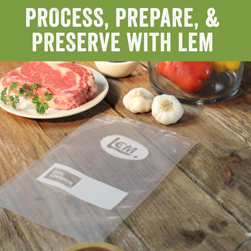 LEM Products MaxVac Gallon Vacuum Sealer Bags, 11 x 16 Inches, Compatible with Major Vacuum Sealer Brands, 28 Count...