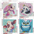 Cartoon 4-piece set Diamond Art Painting Kits for Adults, Full Drill Diamond Dots Paintings for Beginners, Round 5D Paint with Diamonds Pictures G...