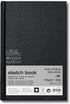 Winsor & Newton Classic Hard Bound Sketch Book, 5.5" x 8.5", 80 sheets, 110gsm, Natural White...