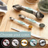 Spring Chef Stainless Steel Magnetic Measuring Spoons Set of 8 with Leveler, Nesting Metal Teaspoon & Tablespoon Measuring Spoons, Kitchen Gadgets...